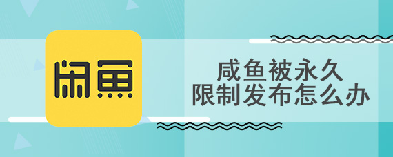 咸鱼被永久限制发布怎么办