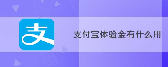 支付宝体验金有什么用