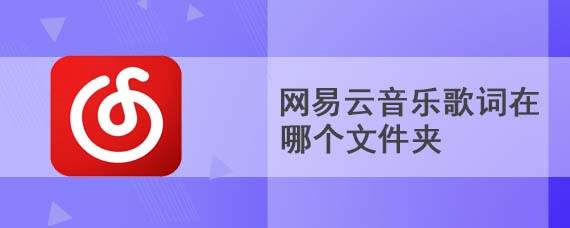 网易云音乐歌词在哪个文件夹