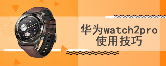 华为watch2pro使用技巧