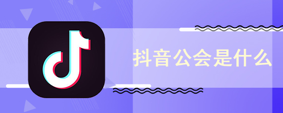 抖音公会是什么