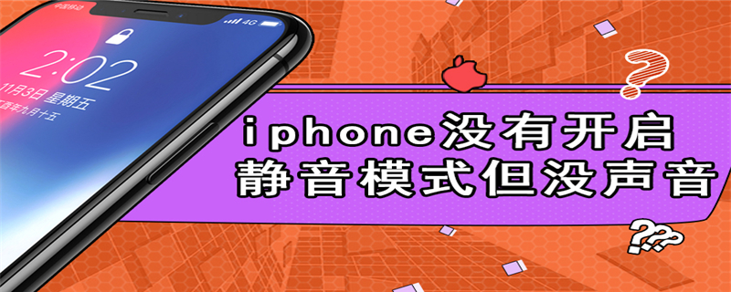 iphone没有开启静音模式但没声音