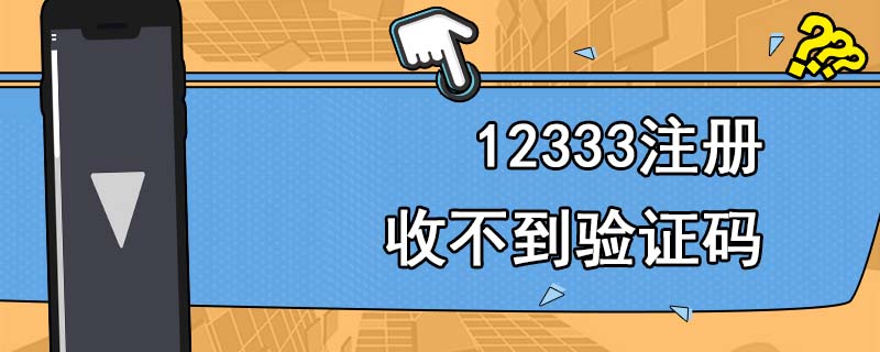 12333注册收不到验证码