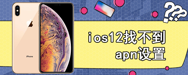 ios12找不到apn设置