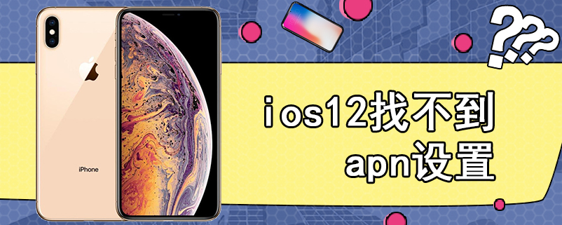 ios12找不到apn设置