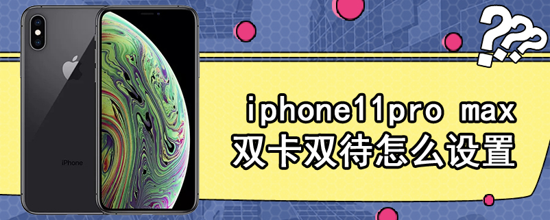 iphone11pro max双卡双待怎么设置