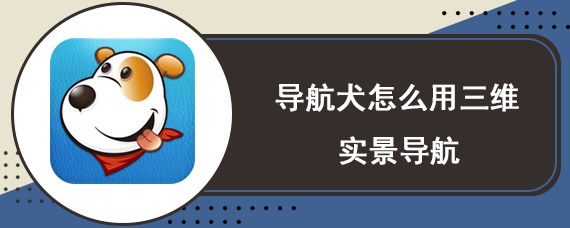导航犬怎么用三维实景导航