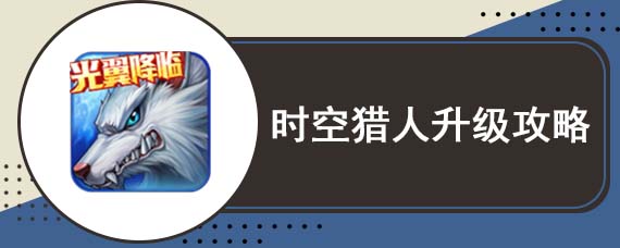 时空猎人升级攻略