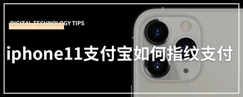 iphone11支付宝如何指纹支付