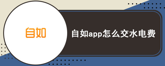 自如app怎么交水电费