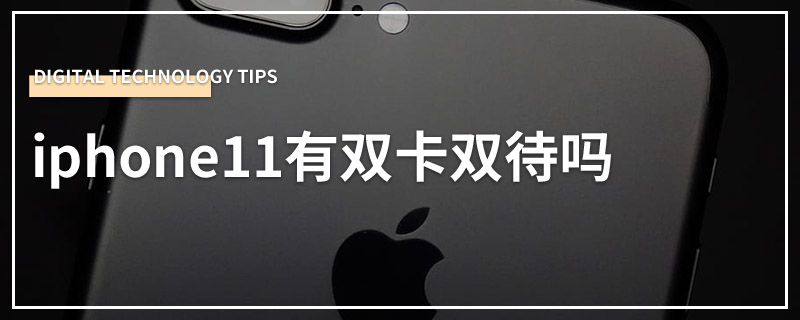 iphone11有双卡双待吗