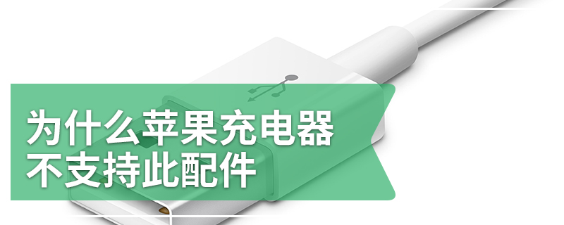 为什么苹果充电器不支持此配件