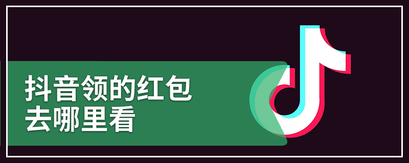 抖音领的红包去哪里看