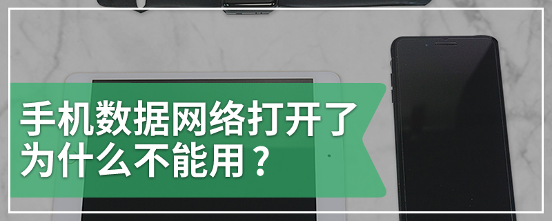 手机数据网络打开了为什么不能用?