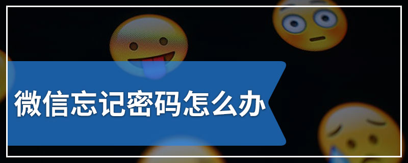 微信忘记密码怎么办