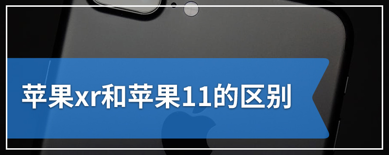 苹果xr和苹果11的区别