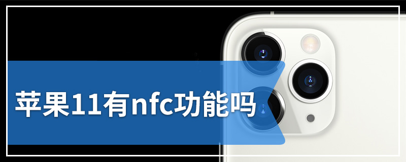 苹果11有nfc功能吗