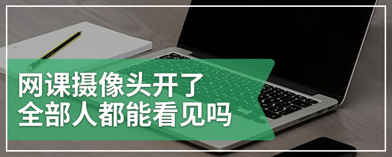 网课摄像头开了全部人都能看见吗