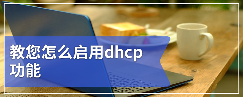 教您怎么启用dhcp功能