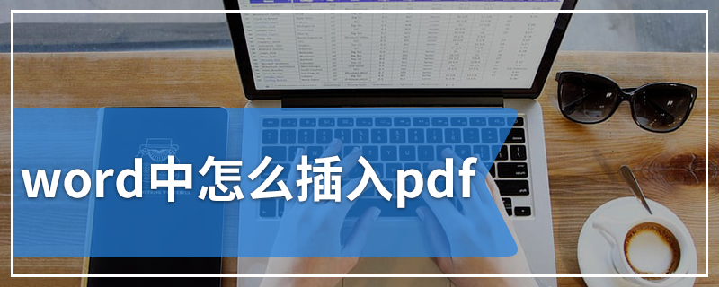 word中怎么插入pdf