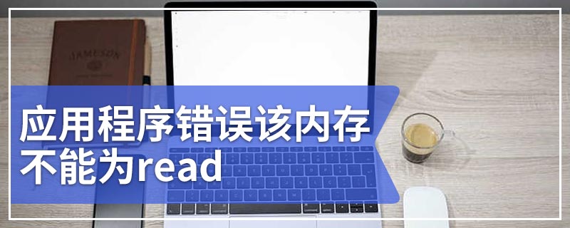 应用程序错误该内存不能为read