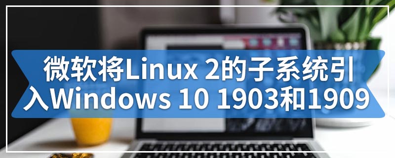 微软将适用于Linux 2的Windows子系统引入Windows 10 1903和1909