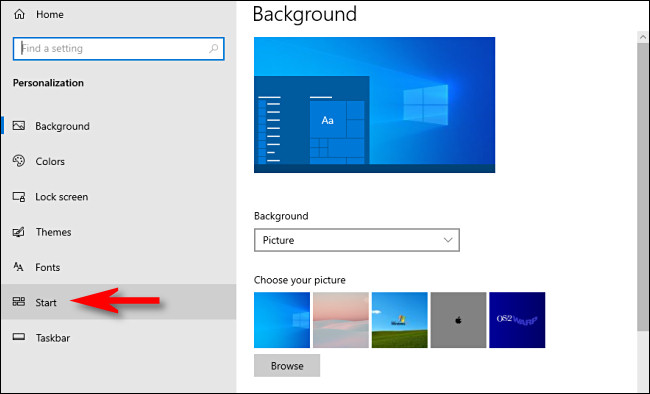 如何启用或禁用Windows 10的全屏开始菜单(4)