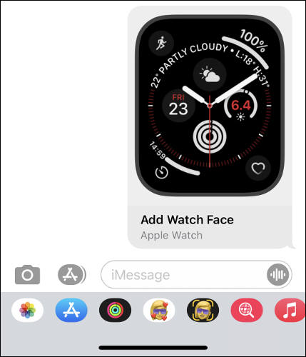 如何分享您的Apple Watch面孔(2)