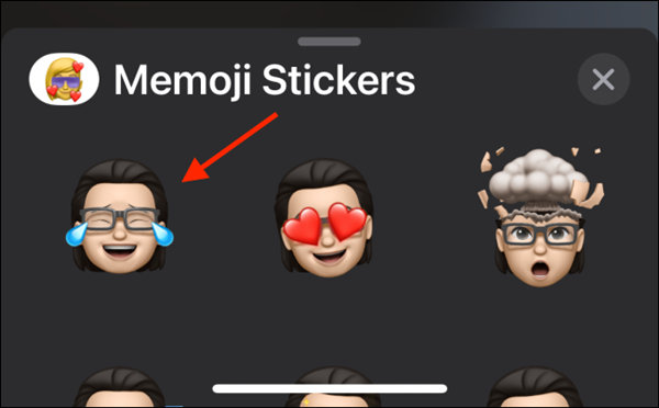 在iPhone和iPad上的FaceTime通话中如何使用Memoji(9)