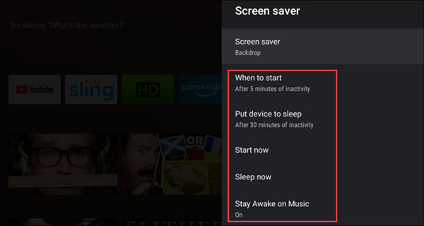 如何在Android TV上更改屏幕保护程序(9)