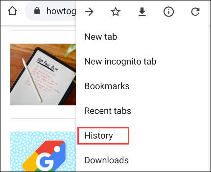 如何在Android版Chrome上清除浏览历史记录(3)