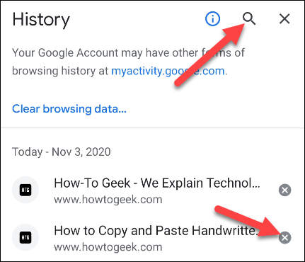 如何在Android版Chrome上清除浏览历史记录(4)
