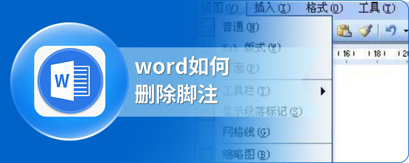 word如何删除脚注