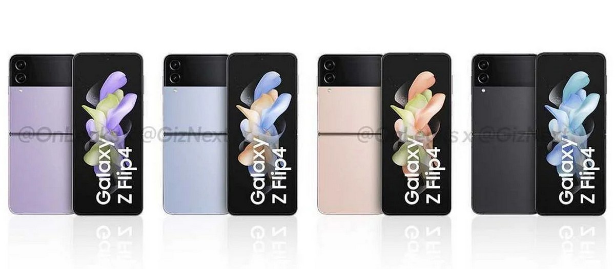 三星Galaxy Z Flip4最新渲染图曝光，四款配色，外观改变不大