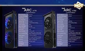 英特尔锐炫 A770 / A750 限定版显卡详细参数公布，即将上市