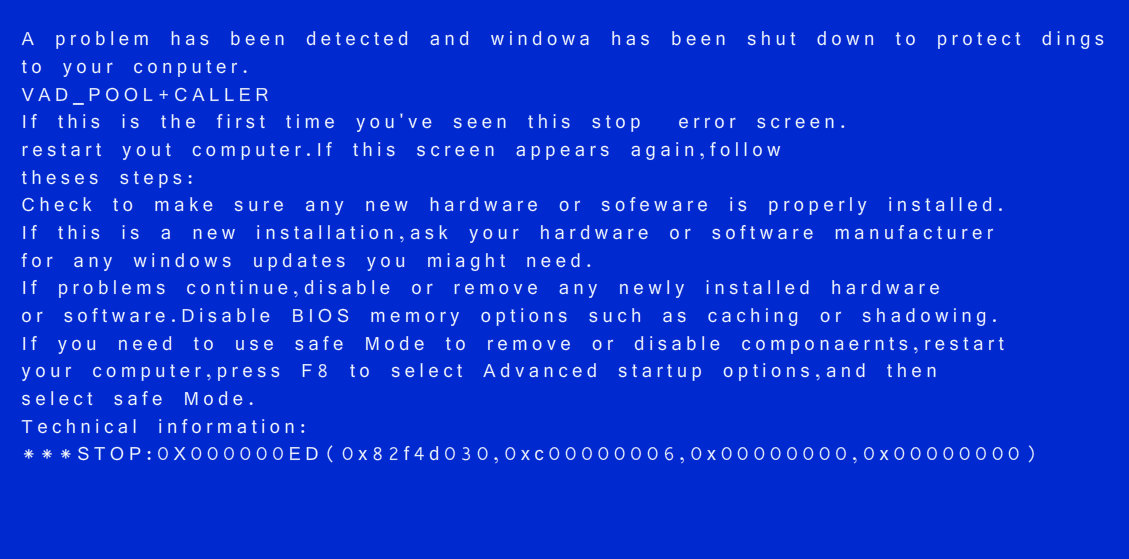 win7重装系统后电脑蓝屏怎么办