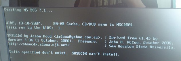 u盘装系统出现SHSUCDX can't install错误怎么办