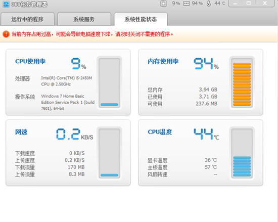 重装win7系统后内存占用率高怎么解决