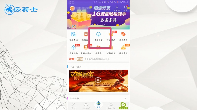 移动流量查询