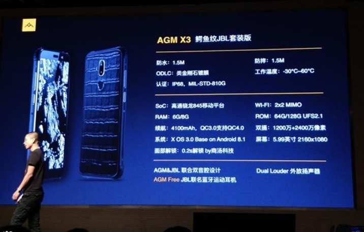 AGM户外手机正式发布了AGM X3三防手机：3499元起