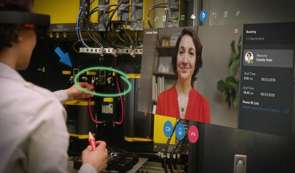 微软HoloLens增加Dynamics 365新功能：让员工之间远程协作
