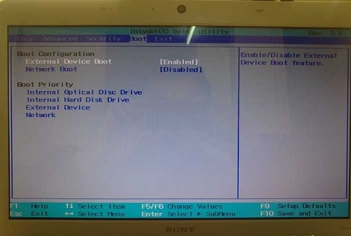 索尼T13笔记本U盘重装系统win10进入PE教程