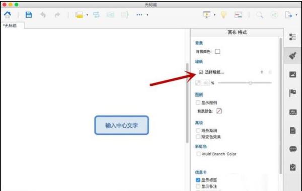xmind思维导图背景图设置方法(4)