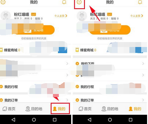 蚂蜂窝自由行中如何关闭私信通知
