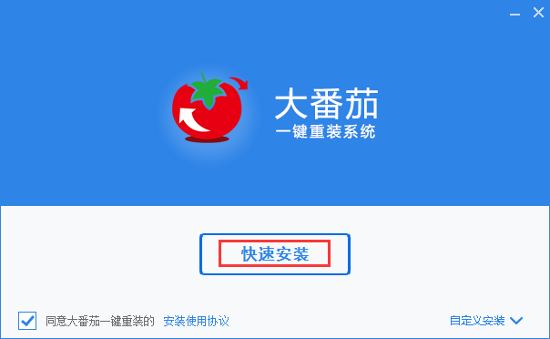 大番茄一键重装系统win10版
