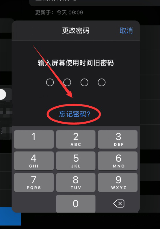ipad屏幕使用时间密码忘了怎么办(3)