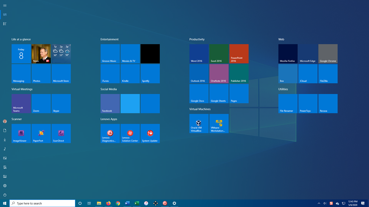 如何在Windows 10中使用和调整开始屏幕(2)