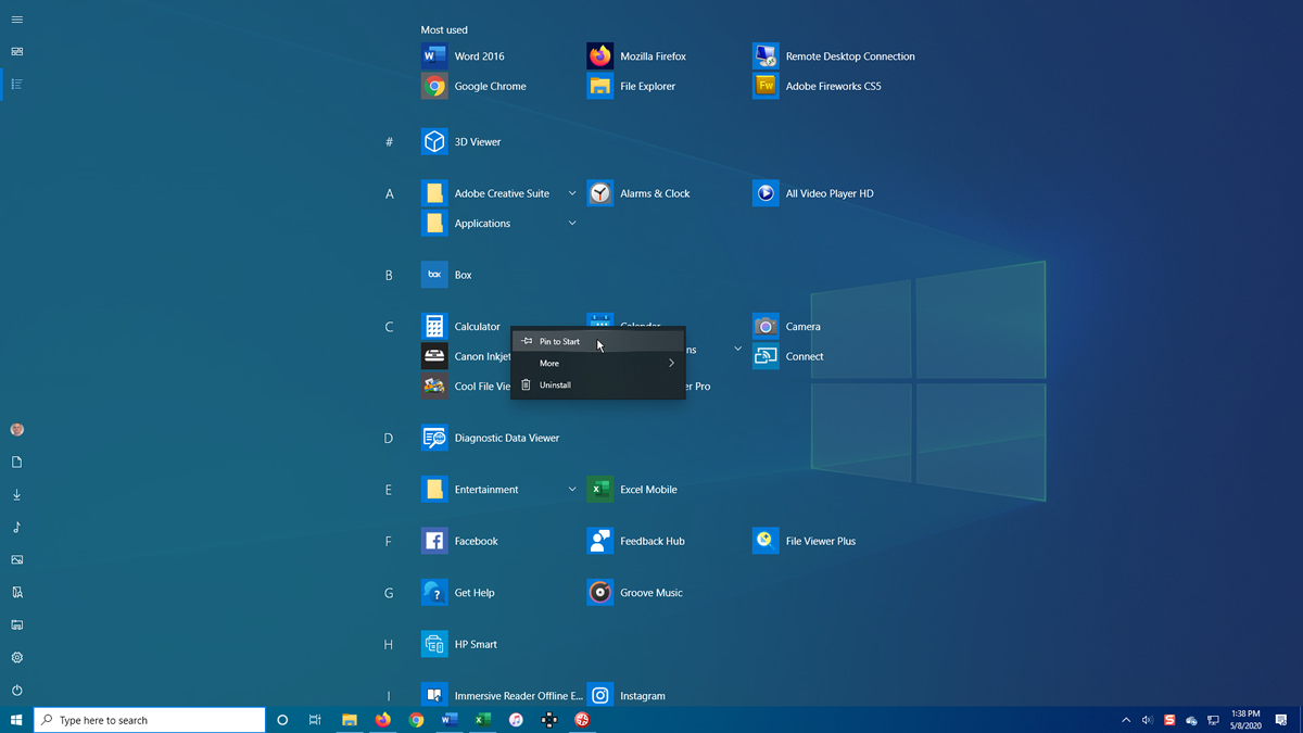 如何在Windows 10中使用和调整开始屏幕(5)
