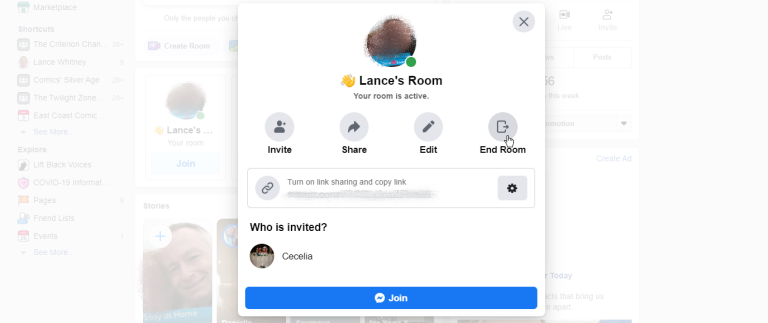 如何使用Facebook Messenger聊天室进行群组视频聊天(14)