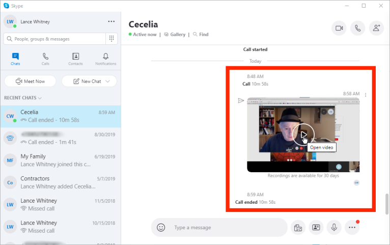 如何录制您的Skype通话(3)